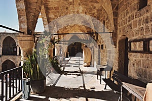 Great Inn-Buyuk Han is the largest caravansarai on the island of Cyprus, North Nicosia