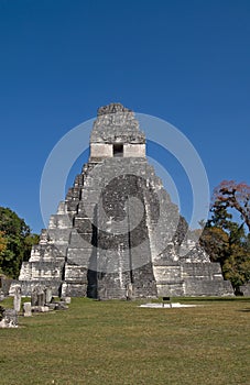 Great Jaguar Temple (Temple I) in Tikal Peten