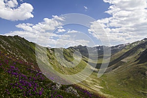 Great karmic Valley in the Black Sea Highlands