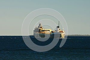 Great lakes freighter photo