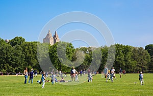 The Great Lawn in Central Park