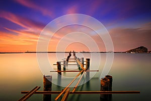 Great long exposure scaffolding views.