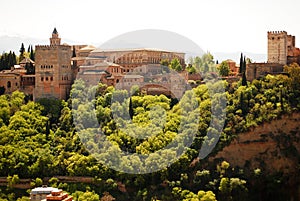 The great and magnificent Alhambra in Granada, in Andalusia, in the south of Spain