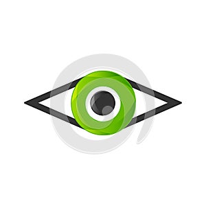 great modern Optical Lens Eyes Logo design vector for Ophthalmologist symbol