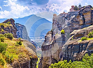 Great Monastery of Varlaam on the high rock in Meteora, Thessaly