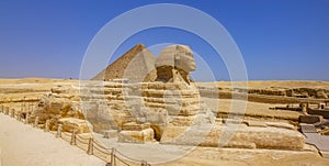 The great monument of Sphinx, Giza, Cairo, Egypt