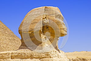 The great monument of Sphinx, Giza, Cairo, Egypt