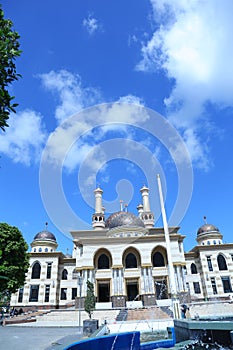 the great Mosque of al Aqsa in Klaten, central java, indonesia.