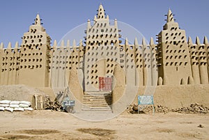 The Great Mosque of Djenne. Mali. Africa