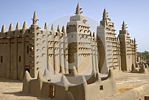 The Great Mosque of Djenne. Mali. Africa