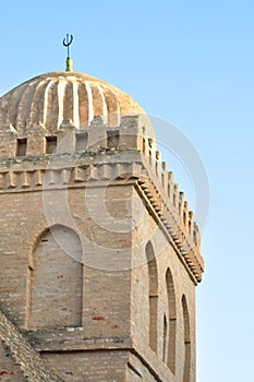 The Great Mosque of Kairouan,is one of the most important mosques in Tunisia.