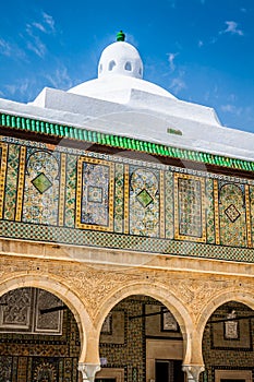 The Great Mosque of Kairouan in Tunisia