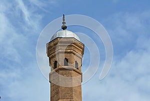 The great mosque of Muhammad Ali Pasha or Alabaster mosque in Citadel of Cairo, the main material is limestone likely sourced from