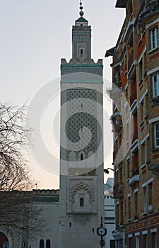 Great Mosque of Paris - Muslim temple in France. It was founded in 1926 as a token of gratitude to the Muslim