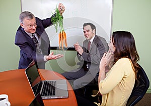 The great motivator dangling carrots