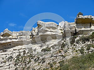 Rocks of the Sitio in Nazare, Centro - Portugal photo