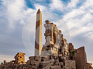 Great Obelisk at Karnak Temple Luxor Thebes Egypt