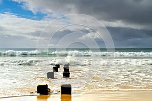 Great Ocean Road - Morning sea on the beach at Apollo Bay