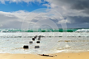 Great Ocean Road - Morning sea on the beach at Apollo Bay