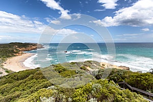 Great ocean road stairway to beach