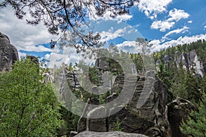 The great panorama in Adrspach - Teplice rocks