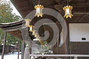 Great portrait hall at Danjo Garan sacred temple complex, Koyasan