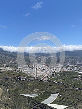 This is the great and powerful cumbre vieja volcano on the island of La Palma. Consequences of the eruption photo