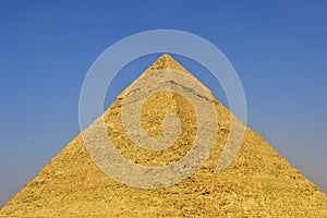 The Great pyramid of Giza in Egypt Cairo with Sphinx and camel