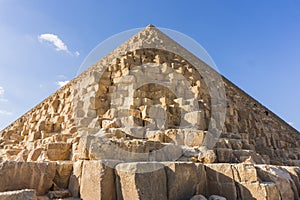 The great Pyramid of Giza and Sphinx, Cairo, Egypt.