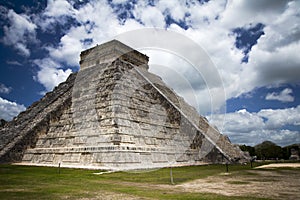 Great pyramid of Mayan city Chichen Itza