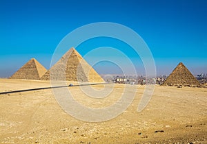 The Great Pyramids of Giza, Cairo, Egypt