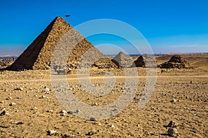 The Great Pyramids of Giza, Cairo, Egypt