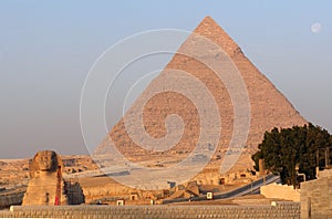 The Great Pyramids of Giza and Sphinx