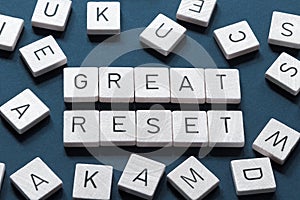 `Great Reset` is a term that stands for a certain social, economic and global order to be established after a crisis. For backgrou