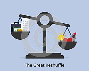 The great Reshuffle for those who want meaning over money or preparing for the career paths that best match their needs