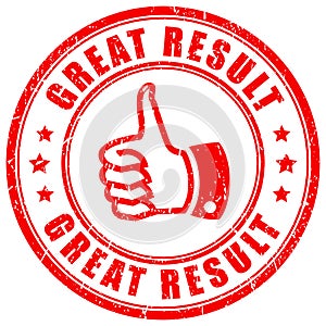 Great result vector stamp