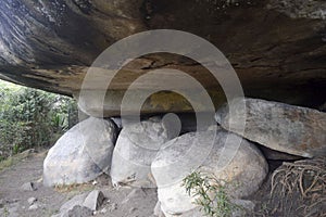 Great rock archaeological park PIEDRAS DEL TUNJO