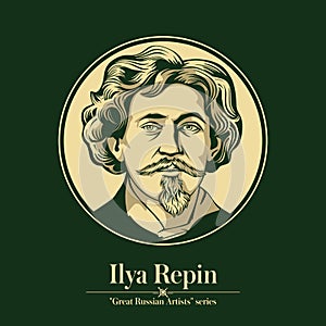 Great Russian artist. Ilya Repin was a Russian realist painter. He was one of the most renowned Russian artists of the 19th