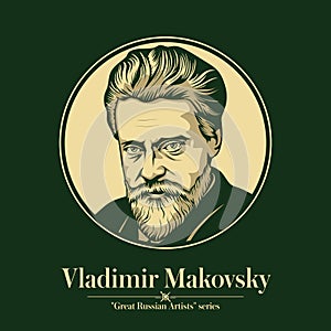 Great Russian artist. Vladimir Makovsky was a Russian painter, art collector, and teacher