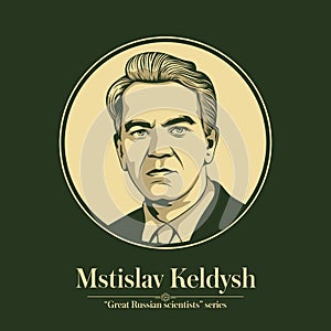 The Great Russian Scientists Series. Mstislav Keldysh was a Soviet mathematician who worked as an engineer in the Soviet space photo