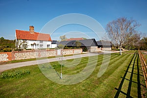 British Farmhouse in rural setting