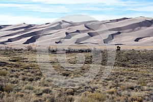 Great Sand Dunes, Colorado, Western Desert Landscape