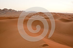 Great sand dunes landscape