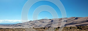 Great Sand Dunes National Park in the San Luis Valley in Colorado USA