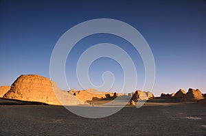 Great sceneries of Dunhuang Yadan National Geologi