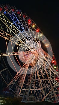 Ferris Wheel in AEON Mall at Night View photo