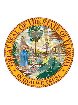 Great Seal of Florida The Sunshine State