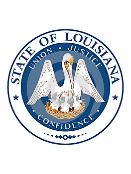 Great Seal of Louisiana Bayou State