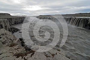 Great Selfoss waterfall in Iceland photo