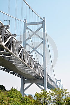 Great Seto bridge, between Shikoku and Honshu Japan